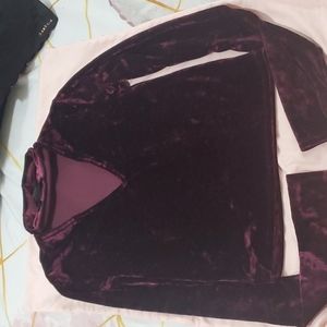 Velvet top